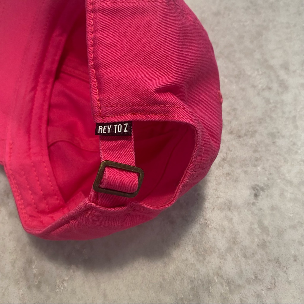 Rey To Z Pink Letter L Baseball Hat — image 5 of 6